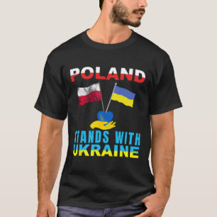 Camiseta Polônia Fica Com a Ucrânia Polonesa Ucrânia 