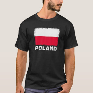 Camiseta Polônia Flag apoia Pessoas Poloneses Homens
