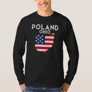 Camiseta Polônia Ohio EUA State America Viagem Ohioan Premi