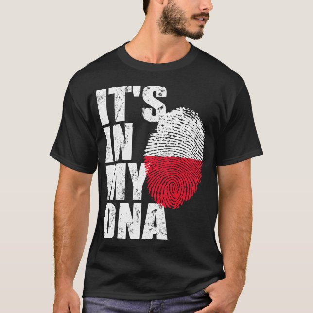 Camiseta Polônia Polonês Patrimônio DNA Bandeira Amor Futeb (Frente)