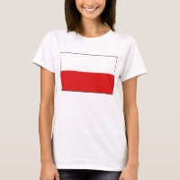 Polônia Sinalizador x Mapa T-Shirt