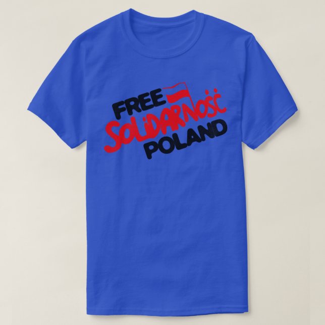 Camiseta Polônia Solidarnosc Livre (Frente do Design)