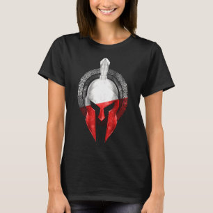 Camiseta Polônia Spartan Helmet Polska Sparta Gladiator Fla