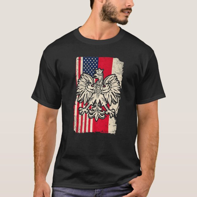 Camiseta Polônia USA Polski Polska Polska Polska Polska Pol (Frente)