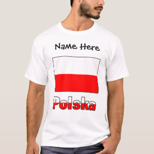 Camiseta Polska e Bandeira Polonesa