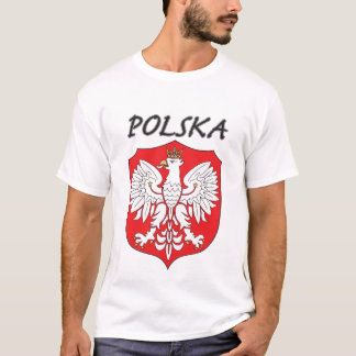 Camiseta Polska Eagle branco no protetor