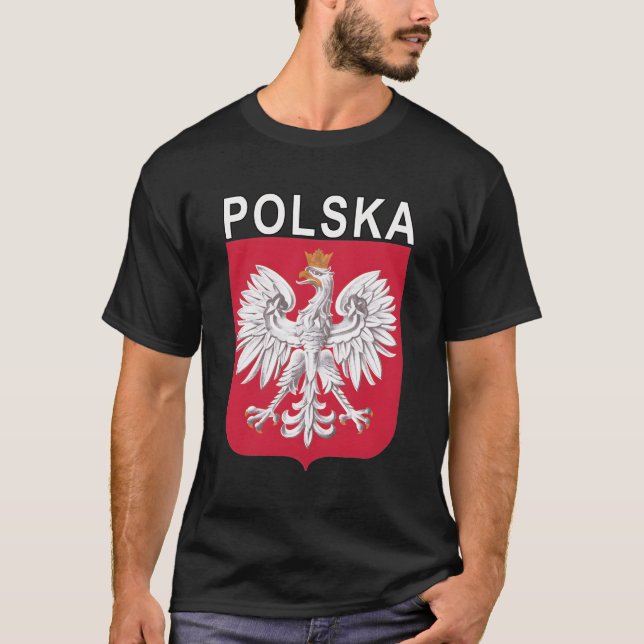 Camiseta Polska Eagle Emblem Polônia (Frente)