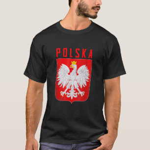 Camiseta Polska Eagle Emblem Polônia Bandeira Cultura Polon