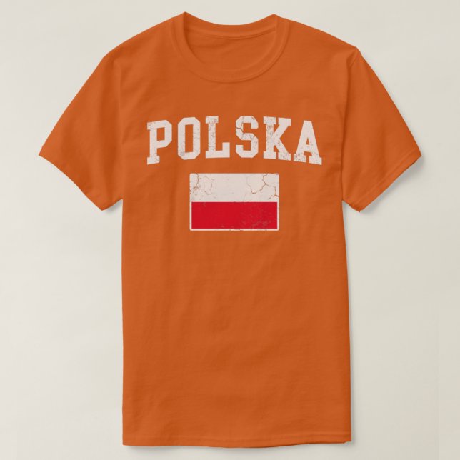 Camiseta Polska Flag Poland Polish Family Heritage (Frente do Design)