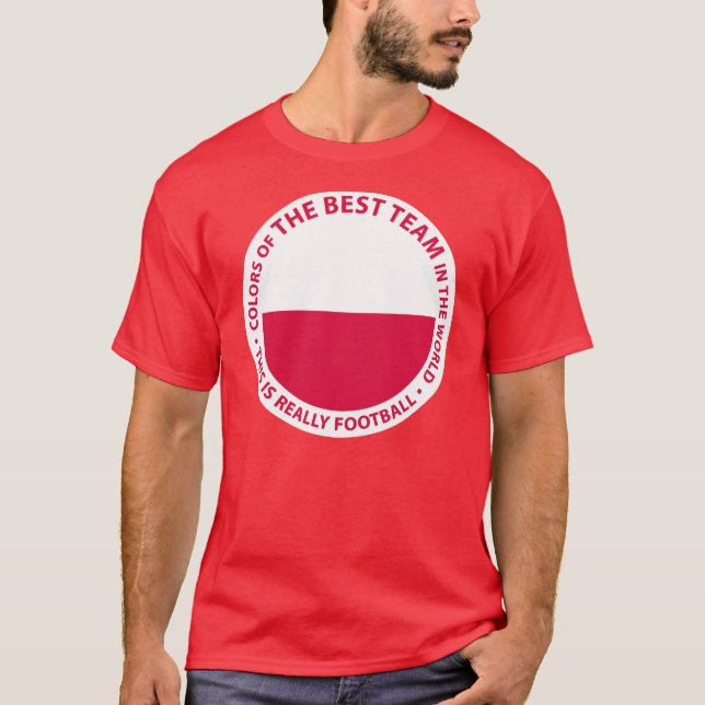 Camiseta Polska Poland Art Shield (Frente)