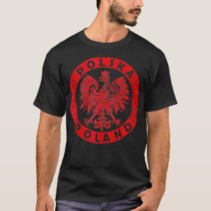 Camiseta Polska Polonesa Eagle Vintage - Polônia Casaco
