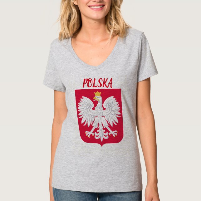 Camiseta Polska (Polônia) (Frente)