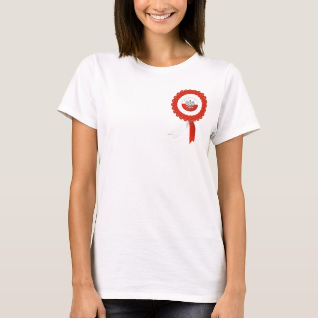 Camiseta Polska Polônia Polonesa Independência Dia Cotillio (Frente)