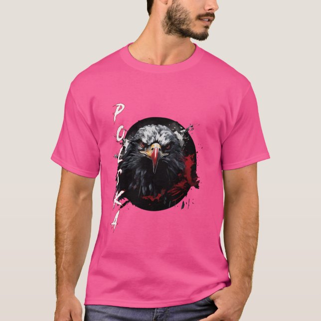 Camiseta Polska T-Shirt Polônia Crest Eagle Ultras (Frente)
