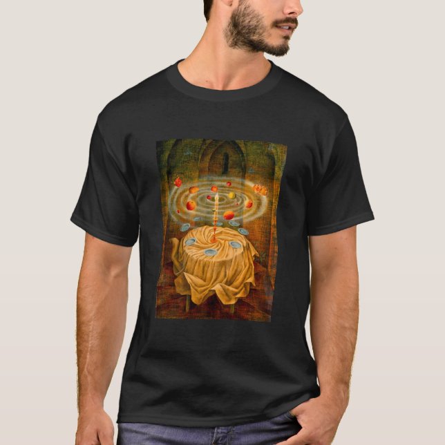 Camiseta Poltergeist de Mesa, por Remedios Varo Classic (Frente)