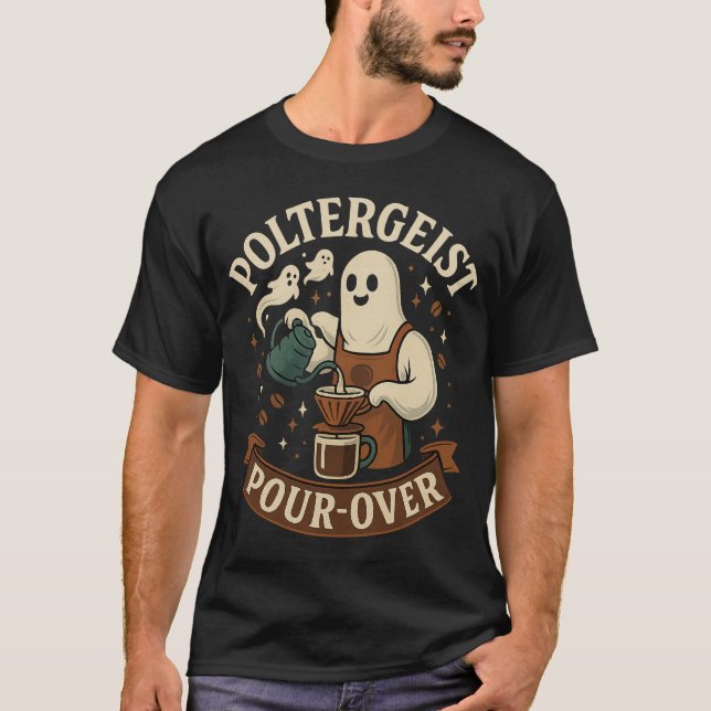 Camiseta Poltergeist Pour Over Ghost Coffee T-Shir (Frente)
