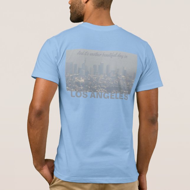 Camiseta Poluição atmosférica (traseira) (Verso)