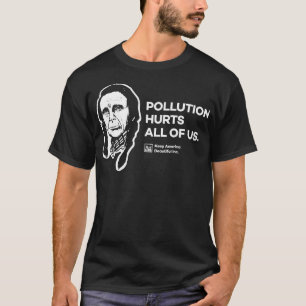 Camiseta Poluição Magoa Todo Mundo Chorando Indiano
