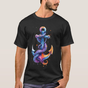 Camiseta polvo âncora marítimo