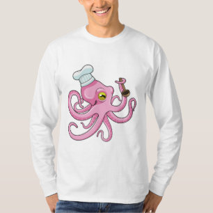 Camiseta Polvo cozido com colher de madeira