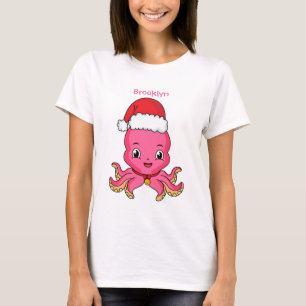 Camiseta Polvo feliz bonito vestindo o desenho do chapéu d