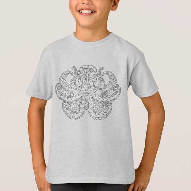 Camiseta Polvo modelado étnico (Frente)
