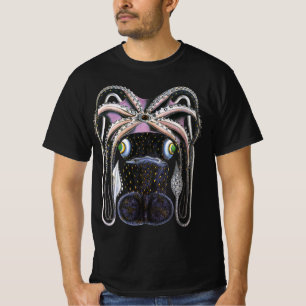 Camiseta Polvo ou Lula Gigante, Animal de Vida Marinha Anti