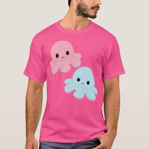Camiseta Polvo Reversível Sangrento Duo Rosa E Azul
