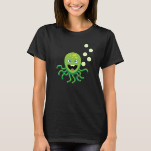 Camiseta Polvo verde engraçado