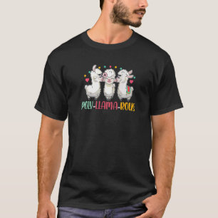 Camiseta Poly Llama Rous Polyamory Pride Llama