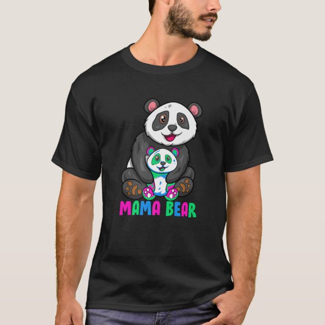 Camiseta Poly Pride Mama Ursa Mãe Ally LGBTQ (Frente)