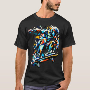 Camiseta Polygart Skateboarder Skater Skateboard Skatebo