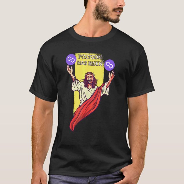 Camiseta Polygon Matic Crypto Subiu  Criptomoeda Jes (Frente)