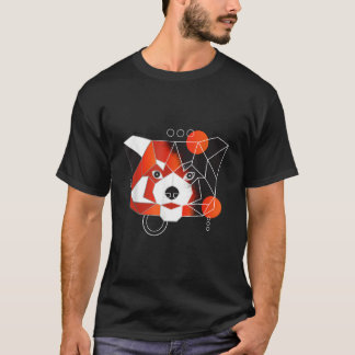 Camiseta Polygon Red Panda Minimal