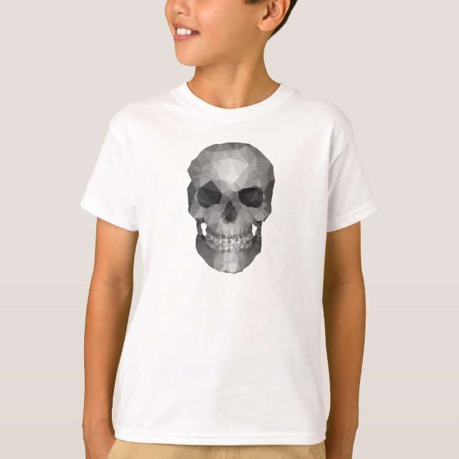 Camiseta Polygons skull (Frente)