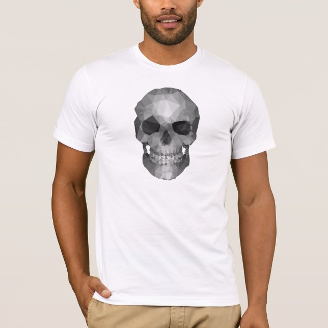 Camiseta Polygons skull (Frente)