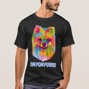 Camiseta Pom Power Pomeranian Humor Toy Brey Animal P