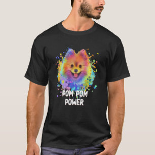 Camiseta Pom Power Pomeranian Humor Toy Brey Animal Pu