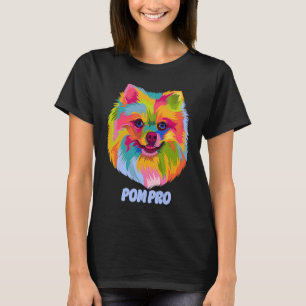 Camiseta Pom Pro Pomerânia Humor Pom Pom Animal Pun Cão