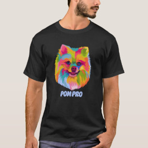 Camiseta Pom Pro Pomerânia Humor Pom Pom Animal Pun Cão