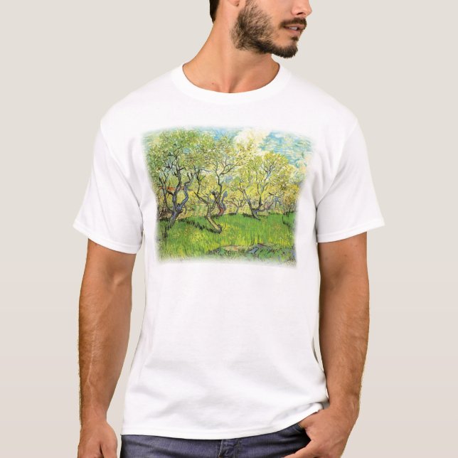 Camiseta Pomar em Flor cópia de Van Gogh (Frente)