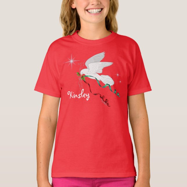 Camiseta Pomba Branca (Frente)