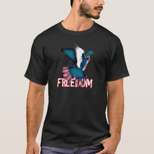 Camiseta Pomba da liberdade