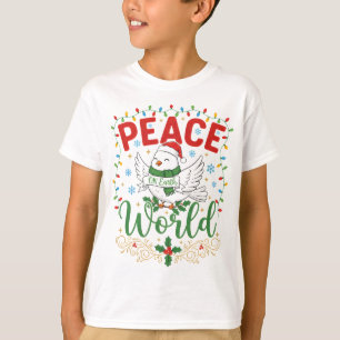 Camiseta Pomba da Paz na Terra