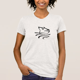 Camiseta Pomba do baptismo do T das mulheres