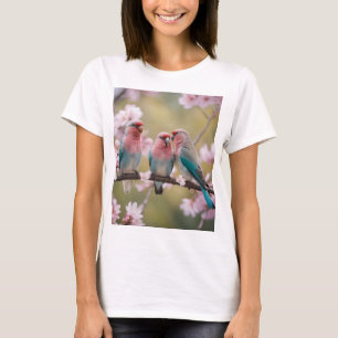 Camiseta "Pombinhos" Quando Três É Multidão,
