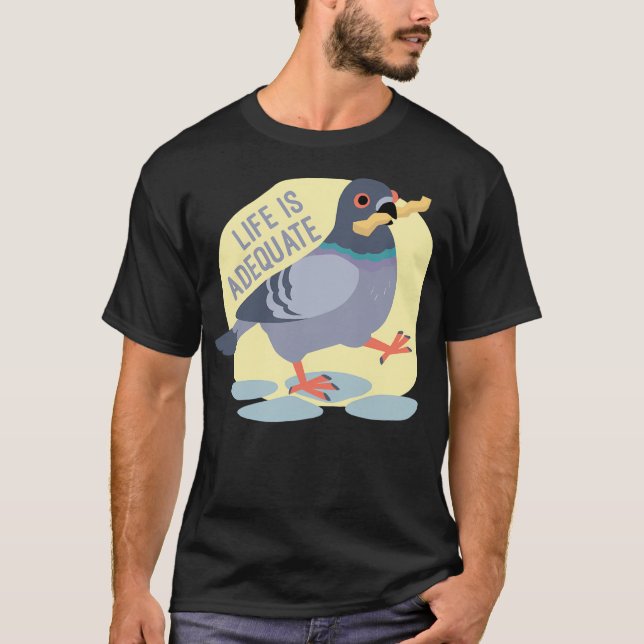 Camiseta Pombo adequado (Frente)