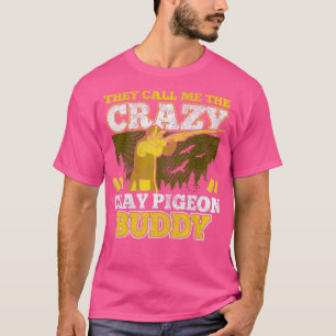 Camiseta pombo-argila atirando em armadilha atirador despor