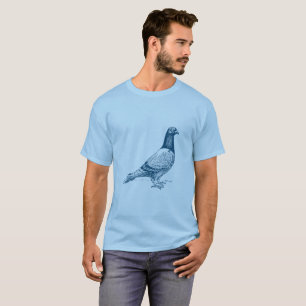 Camiseta Pombo - Azul Oceânico