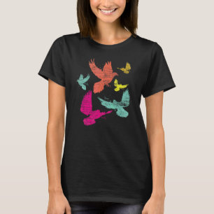 Camiseta Pombo Colorido Animal Criador De Pombo Pombo